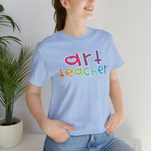 Load image into Gallery viewer, Heart Art Teacher Unisex Jersey Short Sleeve Tee
