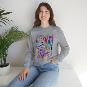 Art Supplies Unisex Heavy Blend™ Crewneck Sweatshirt
