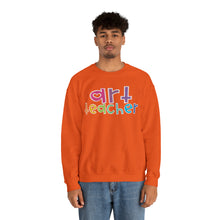 Load image into Gallery viewer, Heart Art Teacher Unisex Heavy Blend™ Crewneck Sweatshirt
