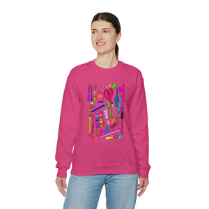 Art Supplies Unisex Heavy Blend™ Crewneck Sweatshirt