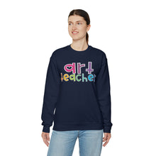 Load image into Gallery viewer, Heart Art Teacher Unisex Heavy Blend™ Crewneck Sweatshirt
