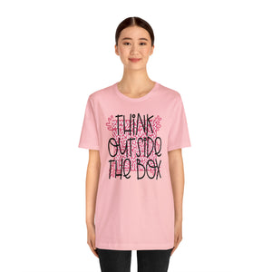 Think outside the box! Unisex Jersey Short Sleeve Tee