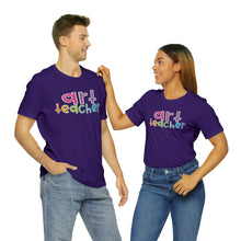 Load image into Gallery viewer, Heart Art Teacher Unisex Jersey Short Sleeve Tee

