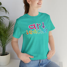 Load image into Gallery viewer, Heart Art Teacher Unisex Jersey Short Sleeve Tee
