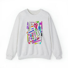 Load image into Gallery viewer, Art Supplies Unisex Heavy Blend™ Crewneck Sweatshirt
