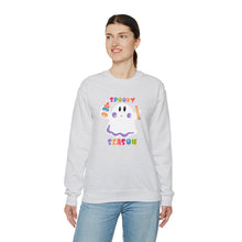 Load image into Gallery viewer, Spooky Art Teacher Season Unisex Heavy Blend™ Crewneck Sweatshirt
