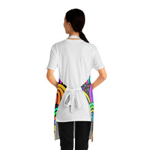 Load image into Gallery viewer, Apron Black Rainbows
