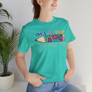 Art is for Everyone Unisex Jersey Short Sleeve Tee