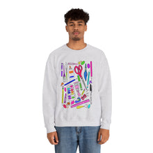 Load image into Gallery viewer, Art Supplies Unisex Heavy Blend™ Crewneck Sweatshirt
