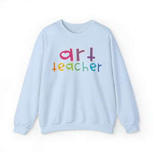 Heart Art Teacher Unisex Heavy Blend™ Crewneck Sweatshirt
