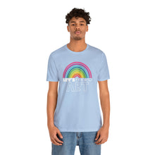 Load image into Gallery viewer, LETS MAKE ART Rainbow Unisex Jersey Short Sleeve Tee

