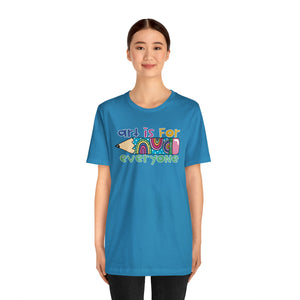 Art is for Everyone Unisex Jersey Short Sleeve Tee