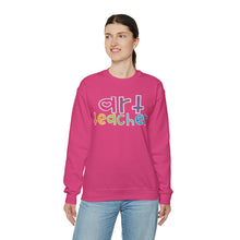 Load image into Gallery viewer, Heart Art Teacher Unisex Heavy Blend™ Crewneck Sweatshirt
