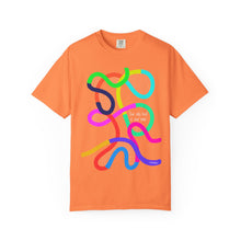 Load image into Gallery viewer, Abstract Rainbow Squiggle T-Shirt Comfort Colors— "Your Only Limit Is You"
