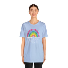 Load image into Gallery viewer, LETS MAKE ART Rainbow Unisex Jersey Short Sleeve Tee
