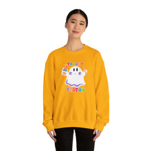 Load image into Gallery viewer, Spooky Art Teacher Season Unisex Heavy Blend™ Crewneck Sweatshirt
