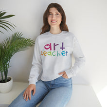Load image into Gallery viewer, Heart Art Teacher Unisex Heavy Blend™ Crewneck Sweatshirt
