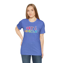 Load image into Gallery viewer, Heart Art Teacher Unisex Jersey Short Sleeve Tee
