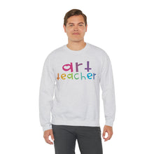 Load image into Gallery viewer, Heart Art Teacher Unisex Heavy Blend™ Crewneck Sweatshirt
