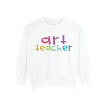 Load image into Gallery viewer, Art Teacher Heart Sweatshirt: Comfort Colors Tee
