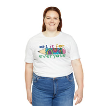 Load image into Gallery viewer, Art is for Everyone Unisex Jersey Short Sleeve Tee
