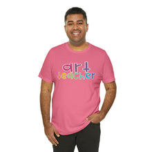 Load image into Gallery viewer, Heart Art Teacher Unisex Jersey Short Sleeve Tee
