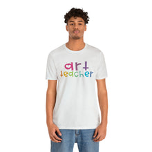 Load image into Gallery viewer, Heart Art Teacher Unisex Jersey Short Sleeve Tee

