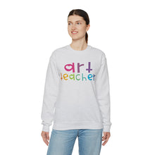 Load image into Gallery viewer, Heart Art Teacher Unisex Heavy Blend™ Crewneck Sweatshirt
