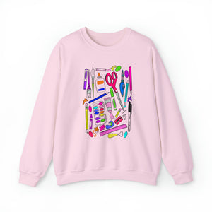 Art Supplies Unisex Heavy Blend™ Crewneck Sweatshirt