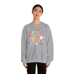 Spooky Art Teacher Unisex Heavy Blend™ Crewneck Sweatshirt