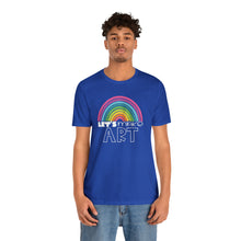 Load image into Gallery viewer, LETS MAKE ART Rainbow Unisex Jersey Short Sleeve Tee
