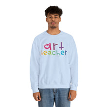 Load image into Gallery viewer, Heart Art Teacher Unisex Heavy Blend™ Crewneck Sweatshirt
