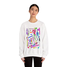 Load image into Gallery viewer, Art Supplies Unisex Heavy Blend™ Crewneck Sweatshirt
