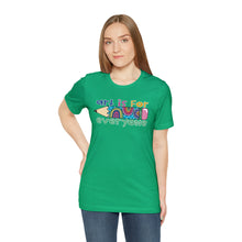 Load image into Gallery viewer, Art is for Everyone Unisex Jersey Short Sleeve Tee
