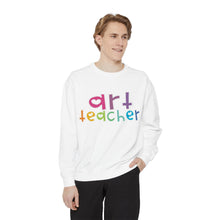 Load image into Gallery viewer, Art Teacher Heart Sweatshirt: Comfort Colors Tee
