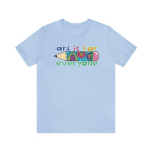 Load image into Gallery viewer, Art is for Everyone Unisex Jersey Short Sleeve Tee
