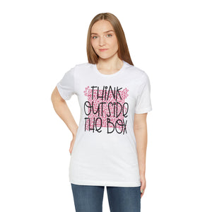 Think outside the box! Unisex Jersey Short Sleeve Tee