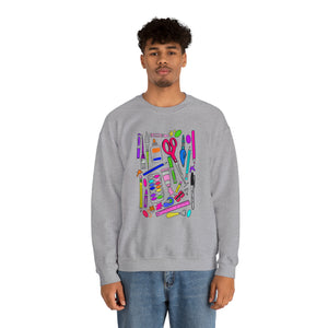 Art Supplies Unisex Heavy Blend™ Crewneck Sweatshirt