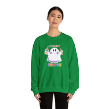 Load image into Gallery viewer, Spooky Art Teacher Season Unisex Heavy Blend™ Crewneck Sweatshirt
