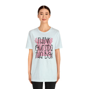Think outside the box! Unisex Jersey Short Sleeve Tee