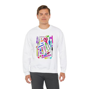 Art Supplies Unisex Heavy Blend™ Crewneck Sweatshirt