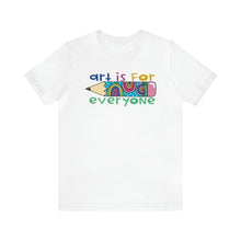 Load image into Gallery viewer, Art is for Everyone Unisex Jersey Short Sleeve Tee
