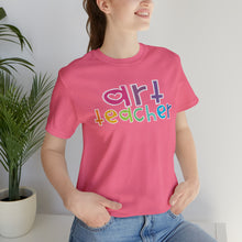 Load image into Gallery viewer, Heart Art Teacher Unisex Jersey Short Sleeve Tee
