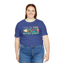 Load image into Gallery viewer, Art is for Everyone Unisex Jersey Short Sleeve Tee
