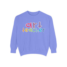 Load image into Gallery viewer, Art Teacher Heart Sweatshirt: Comfort Colors Tee
