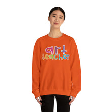 Load image into Gallery viewer, Heart Art Teacher Unisex Heavy Blend™ Crewneck Sweatshirt
