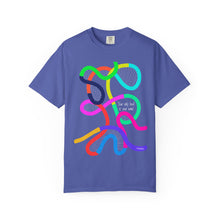Load image into Gallery viewer, Abstract Rainbow Squiggle T-Shirt Comfort Colors— "Your Only Limit Is You"
