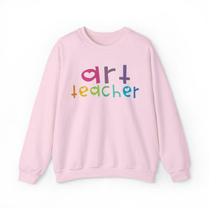 Heart Art Teacher Unisex Heavy Blend™ Crewneck Sweatshirt