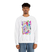Load image into Gallery viewer, Art Supplies Unisex Heavy Blend™ Crewneck Sweatshirt
