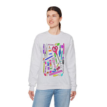 Load image into Gallery viewer, Art Supplies Unisex Heavy Blend™ Crewneck Sweatshirt
